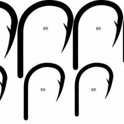 Mustad Hoodlum 5X Strong Live Bait Hook W/ Action Ring - Black Nickel Hooks