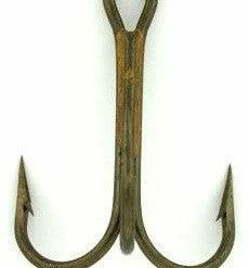 VMC 9650BZ Round Bend Bronze Treble Hooks 25pk Freshwater