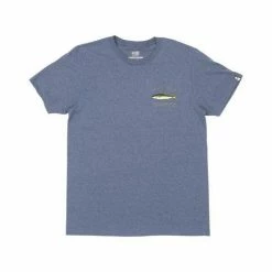 Salty Crew Mossback S/S Tee - Navy Heather Freshwater