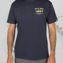 Salty Crew Bigmouth Premium Harbor Blue Tee Freshwater