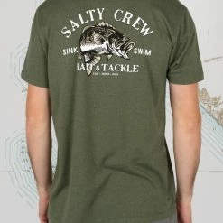 Salty Crew Salty Bass Man Standard S/S Tee Spruce