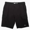 Salty Crew Deep Sea II Cargo Shorts Black