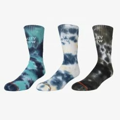Salty Crew Tailed Socks Tye Dye 3 Pack