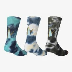 Salty Crew Tailed Socks Tye Dye 3 Pack