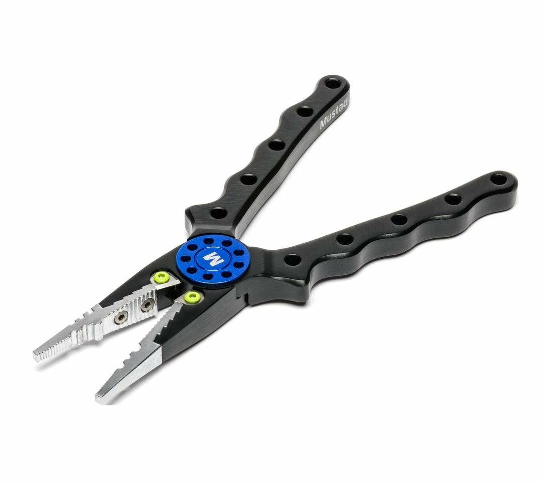 Freshwater Mustad 6.5" Aluminum Fishing Pliers Green- MT123