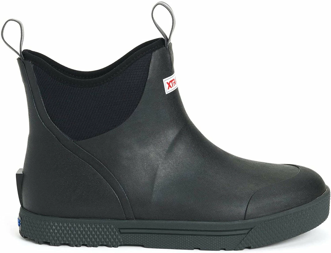 Xtratuf Boots Freshwater Xtratuf Men's 6" Wheelhouse Black Ankle Deck Boots