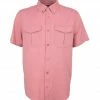 Aftco Rangle Vented Short Sleeve Shirt - Hazy Rose