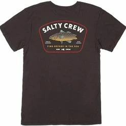 Salty Crew Creature Premium Short Sleeve Shirt - Black Freshwater