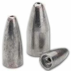 Freshwater Eagle Claw Lead Worm Weight Bullet Sinkers