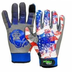 Freshwater Fish Monkey Free Style Custom Fit Glove UPF 50+