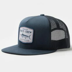 Salty Crew Stealth Trucker Hat Navy Freshwater
