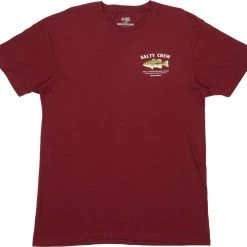 Apparel Salty Crew Big Mouth Tee T-shirt Burgundy