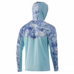 Huk Icon X Hooded LS Shirt Mossy Oak Evenflow