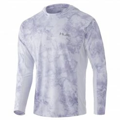 Huk Icon X Hooded LS Shirt Mossy Oak Drift Apparel