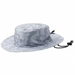 Huk Running Lakes Boonie Hat Overcast Gray Apparel