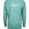 Aftco Jigfish UV Protection LS Fishing Shirt - Agate