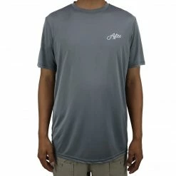 Aftco Momentum SS Performance Shirt Charcoal