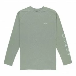 Aftco Samurai L/S UV Shirt Olive Heather