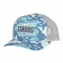 Aftco Transfer Trucker Hat Teal Digi Camo