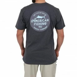 Aftco Rootbeer Short Sleeve Tee Charcoal Heather