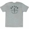 Aftco Westside Short Sleeve Tee Gun Metal Heather
