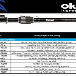 Okuma Cerros Spinning Rods Freshwater