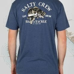 Salty Crew Salty Bass Man Standard S/S Tee Navy Heather Apparel