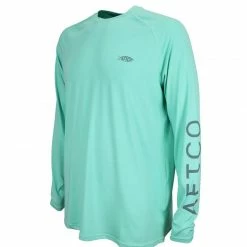 Aftco Samurai LS Sun Protection Shirt - Opal