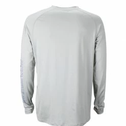 Aftco Samurai LS Sun Protection Shirt - Silver Heather