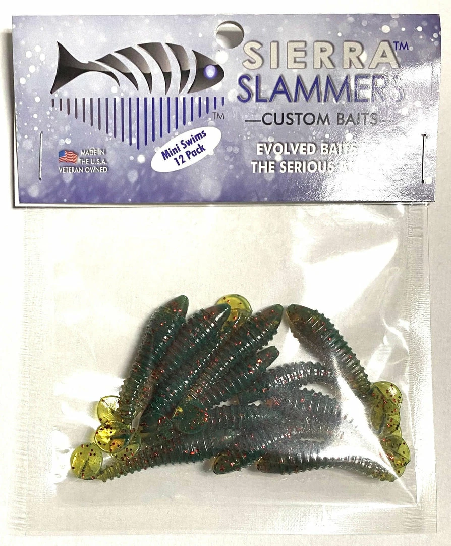 Sierra Slammers 2" Trout Bulk Swimbaits Freshwater