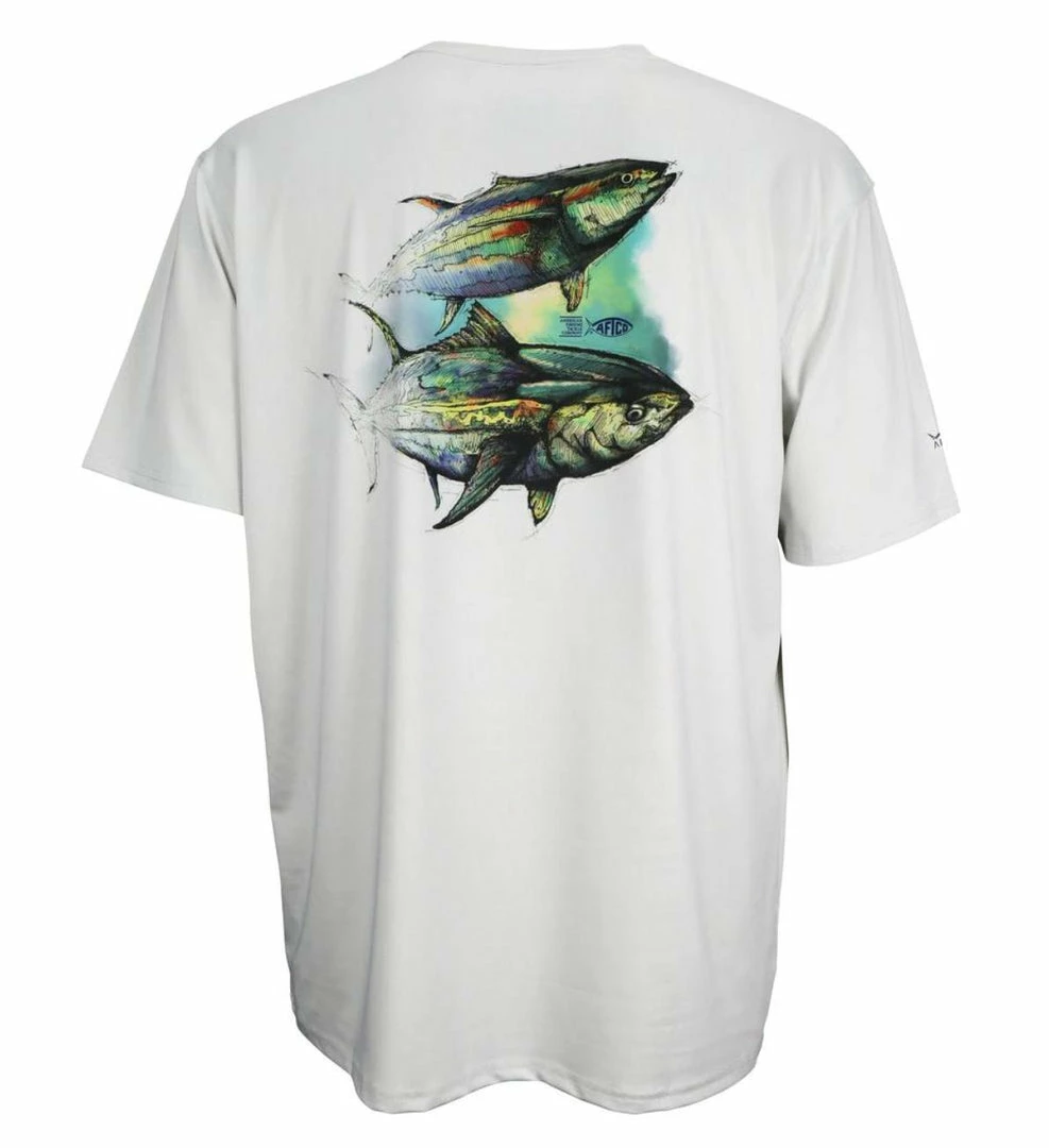 Aftco Wingman SS Performance Shirt -Silver