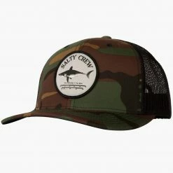 Salty Crew Bruce Retro Trucker Hat - Camo