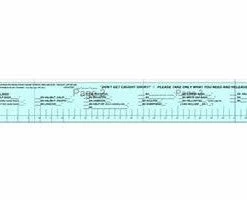 Izorline Fish Measure Decal California Saltwater