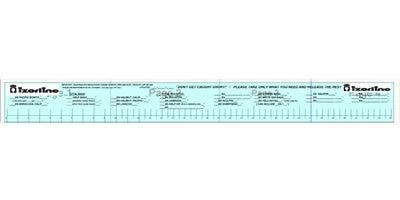 Izorline Fish Measure Decal California Saltwater