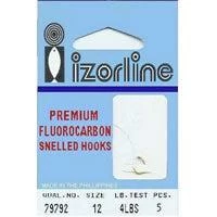 Izorline Fluorocarbon Snelled Trout Leaders Freshwater