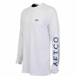 Aftco Samurai L/S Sun Protection Shirt - White