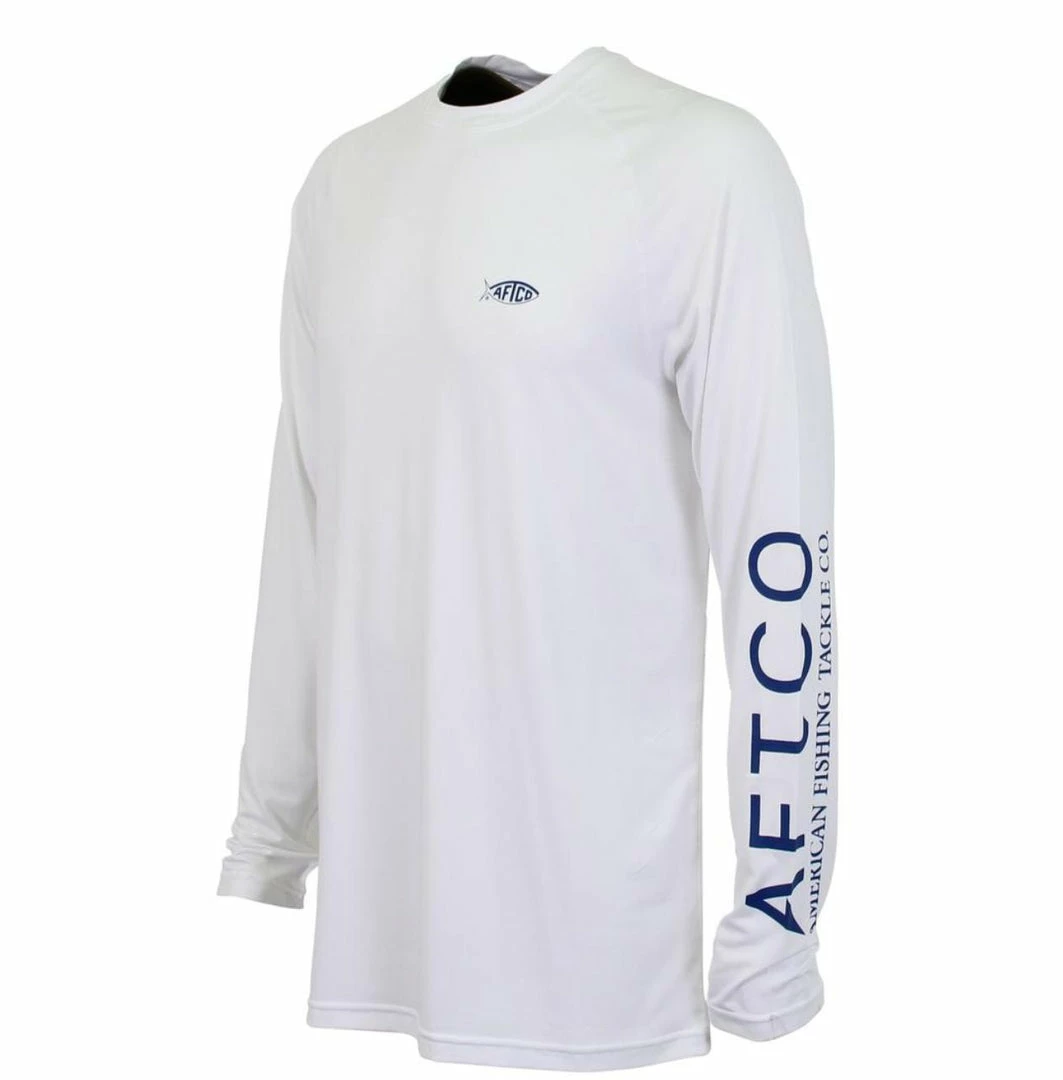 Aftco Samurai L/S Sun Protection Shirt - White