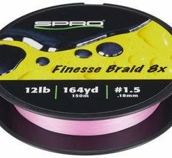 SPRO Finese Braid 8X Flash Pink 164 Yds.